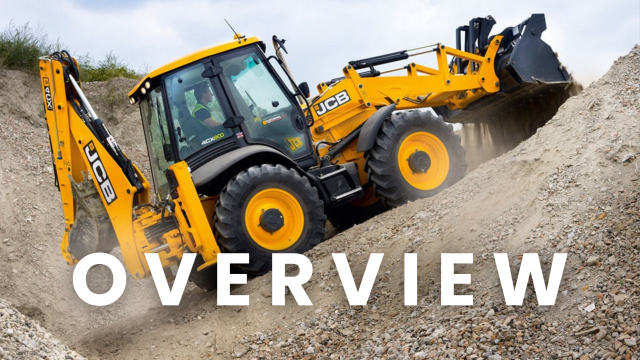 Екскаватори-навантажувачі на рівних колесах