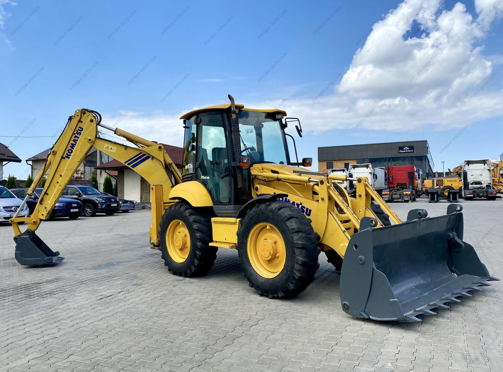 KOMATSU WB 97S-5 backhoe loader - 1