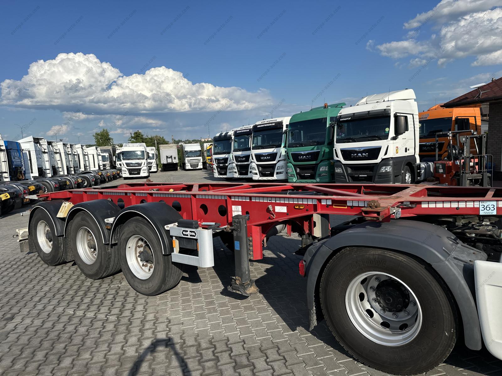 Van Hool S 20Fub 2015 контейнеровоз напівпричіп - 1