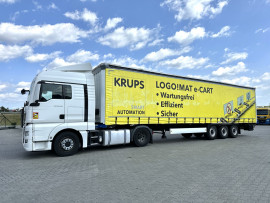 Тентований борт (штора) - напівпричіп Krone - 2