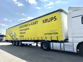 Тентований борт (штора) - напівпричіп Krone - 3