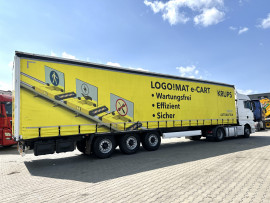 Тентований борт (штора) - напівпричіп Krone - 4