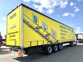 Тентований борт (штора) - напівпричіп Krone