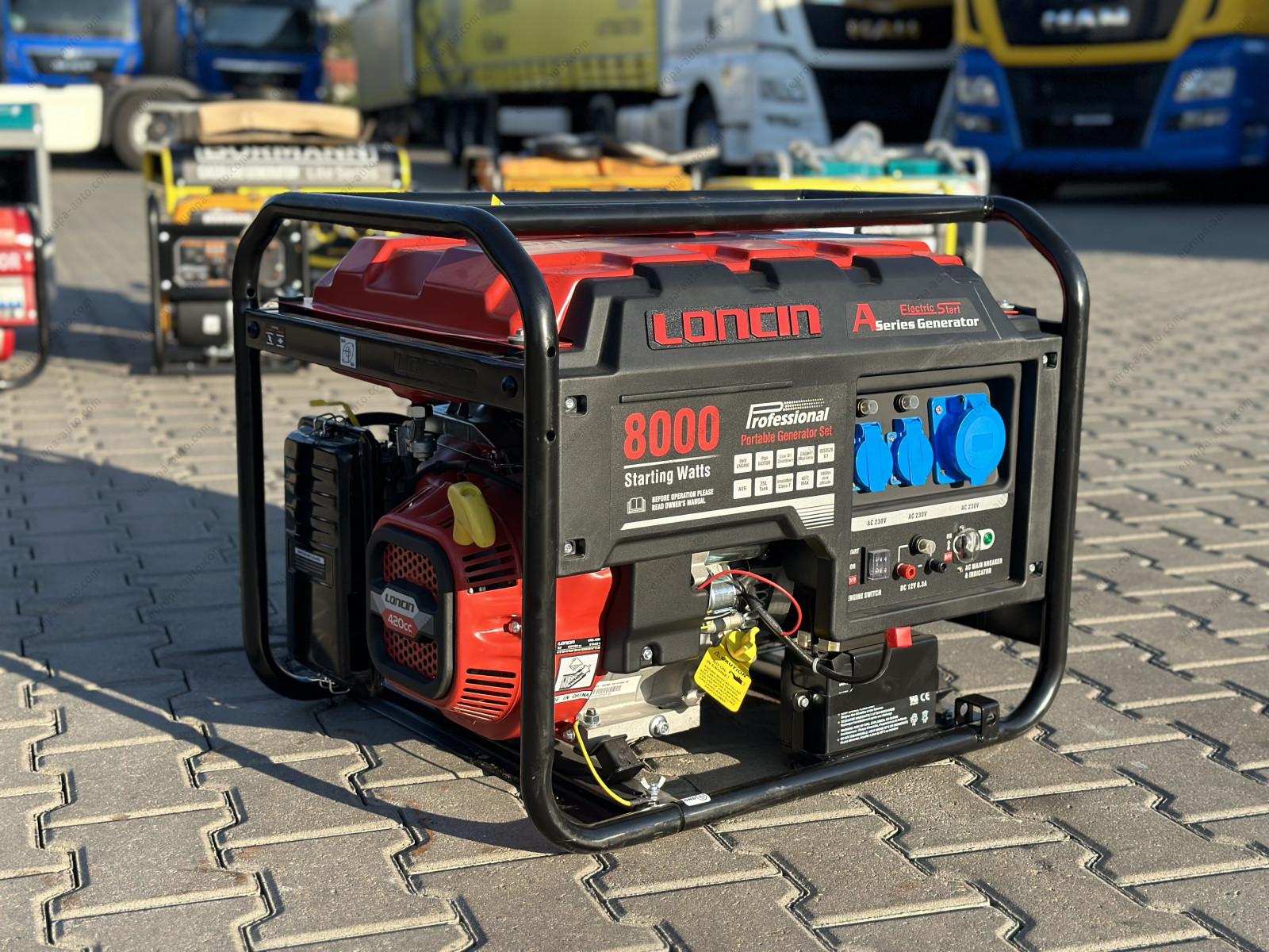 Бензиновий генератор LONCIAN 8000D-A - 1