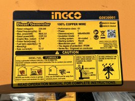 Дизельний генератор INGCO GDE30001 (2.8-3.0 кВт) - 5