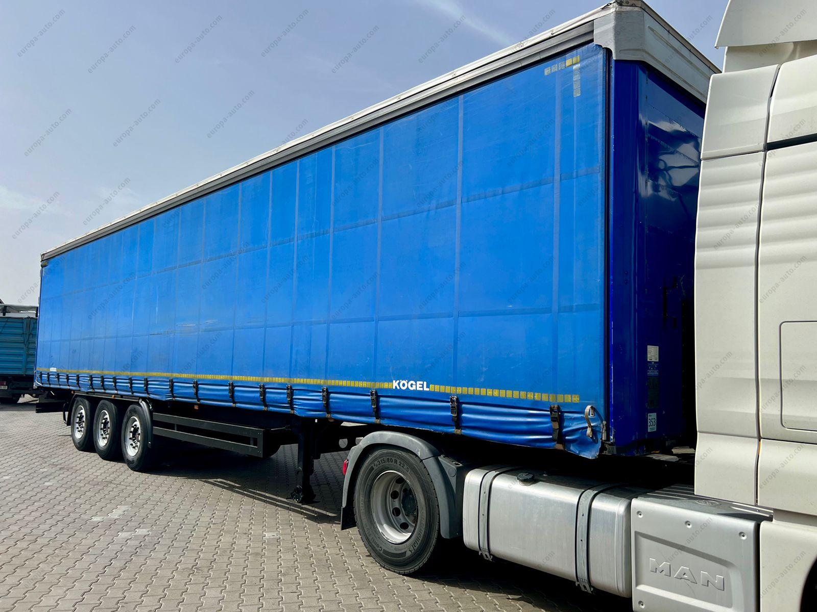 Тентований причеп штора Kogel SN 24 - 2013 рік - 1