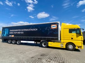 Тентований борт (штора) напівпричіп - Krone  - 4