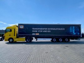 Тентований борт (штора) напівпричіп - Krone  - 2