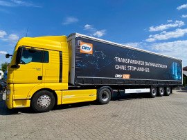 Тентований борт (штора) напівпричіп - Krone 