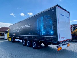 Тентований борт (штора) напівпричіп - Krone  - 3