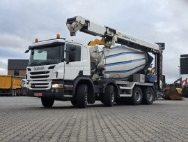 Mixer with Conveyor Belt  | SCANIA P410