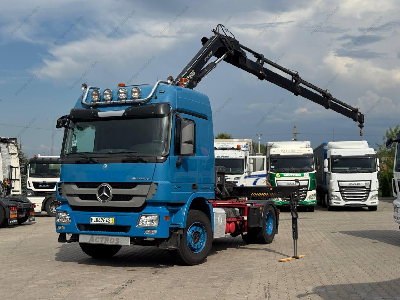 Mercedes-Benz Actros | 2011р | Сідельний тягач з краном маніпулятором - 1