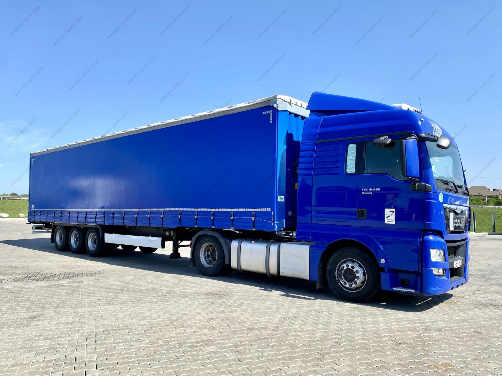 Tilt semitrailer KRONE SD  - 1