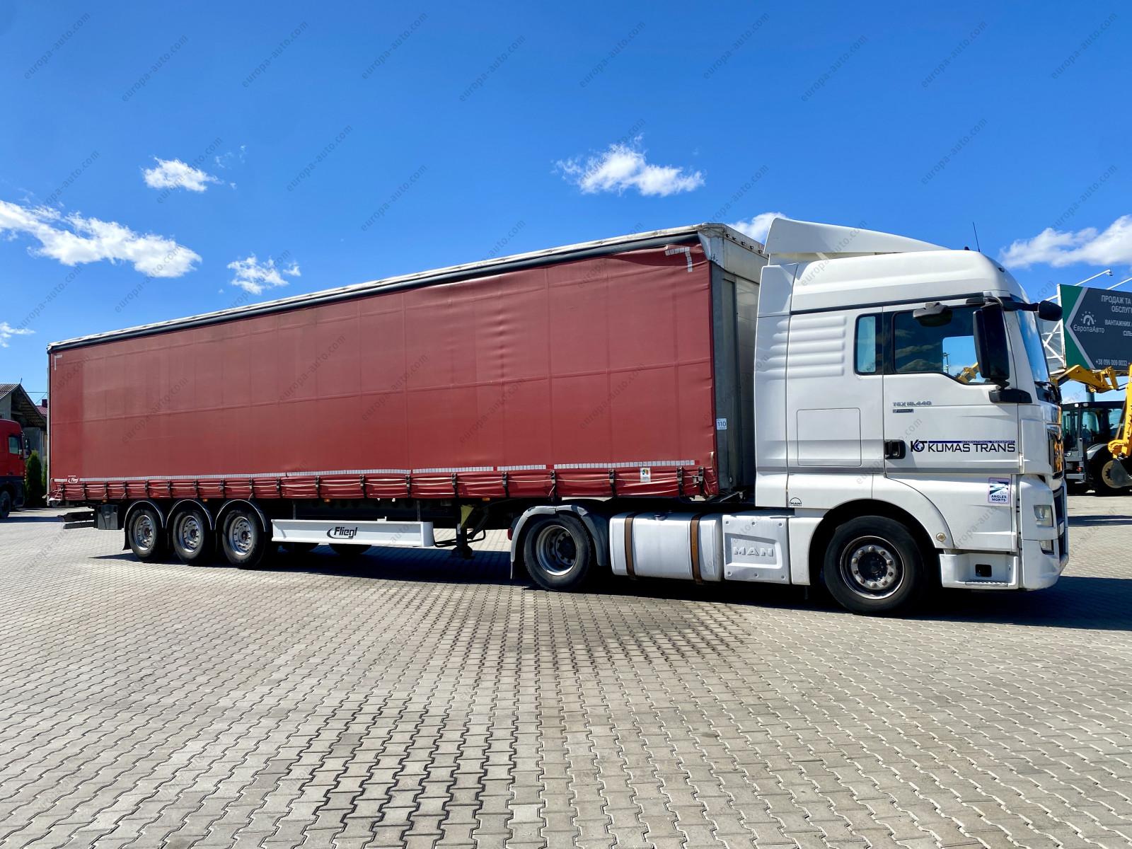 Fliegl SDS 04 3 DA tilt semitrailer  - 1